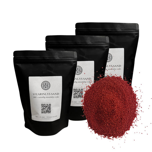 1500 g 3 poser stearinlys sand SANGRIA