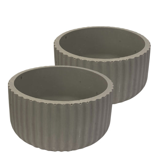 Eksklusiv skål "betong" 2 stk